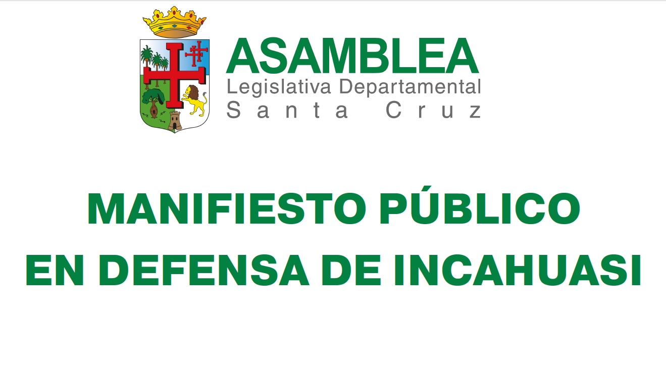 Manifiesto público en defensa de Incahuasi