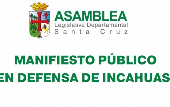 Manifiesto público en defensa de Incahuasi